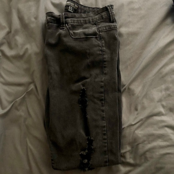 Forever 21 Denim - F21 Black Washed Jeans Forever 21 Denim - F21 Black Washed Jeans